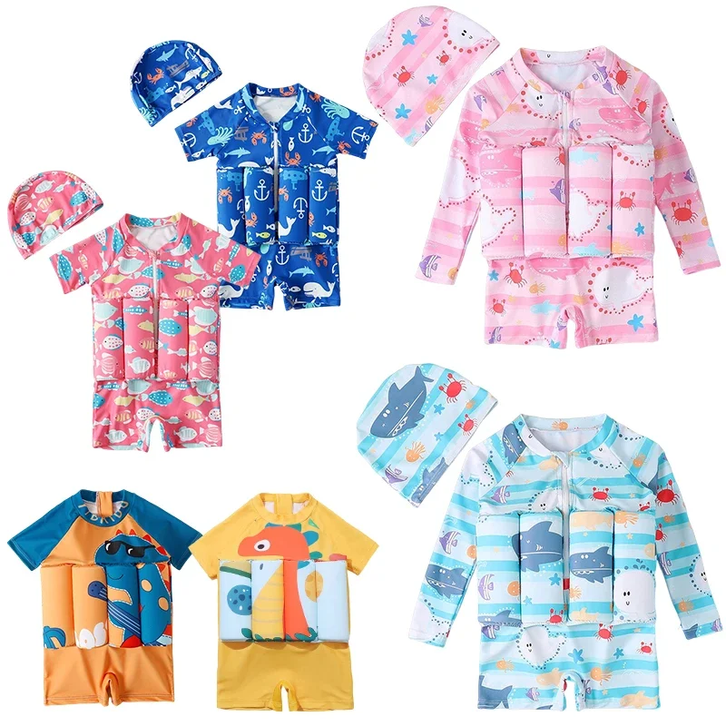 Baby Clothing Dividers - Kinderen Drijfbadpak Cartoon Print Zwemkleding Kind