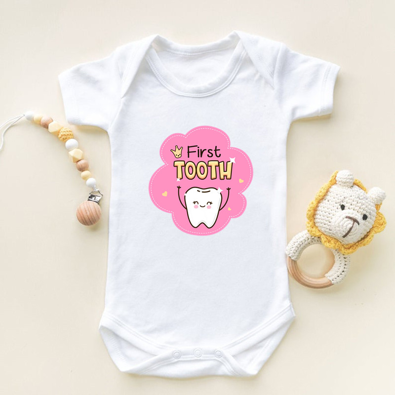 Ik heb mijn eerste tand print  - Baby Clothing Dividers recensie en prijs