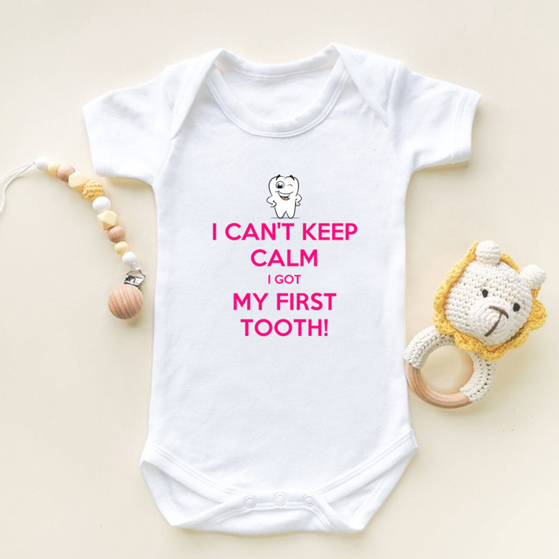 Ik heb mijn eerste tand print  - Baby Clothing Dividers recensie en prijs