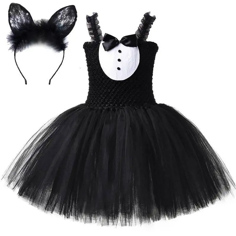 Wit Zwart Kat Tutu Jurk voor B - Baby Clothing Dresser recensie en prijs