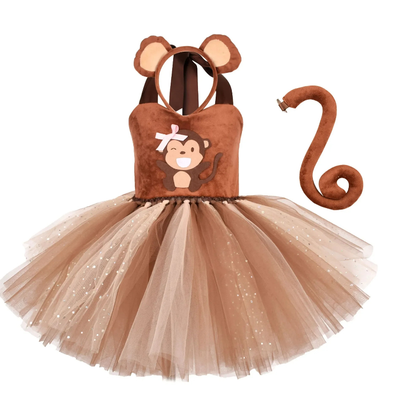 Bruine Aap Tutu Jurk voor Baby - Baby Clothing Dresser recensie en prijs